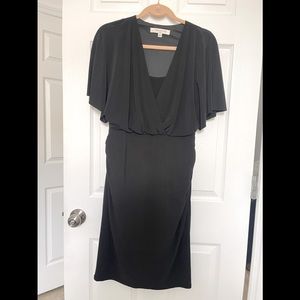 Short Sleeve Black Dress